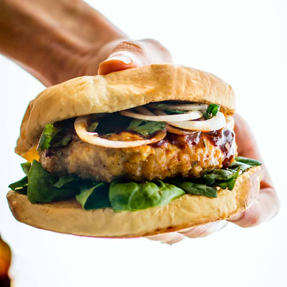 Adobo Chicken Burger