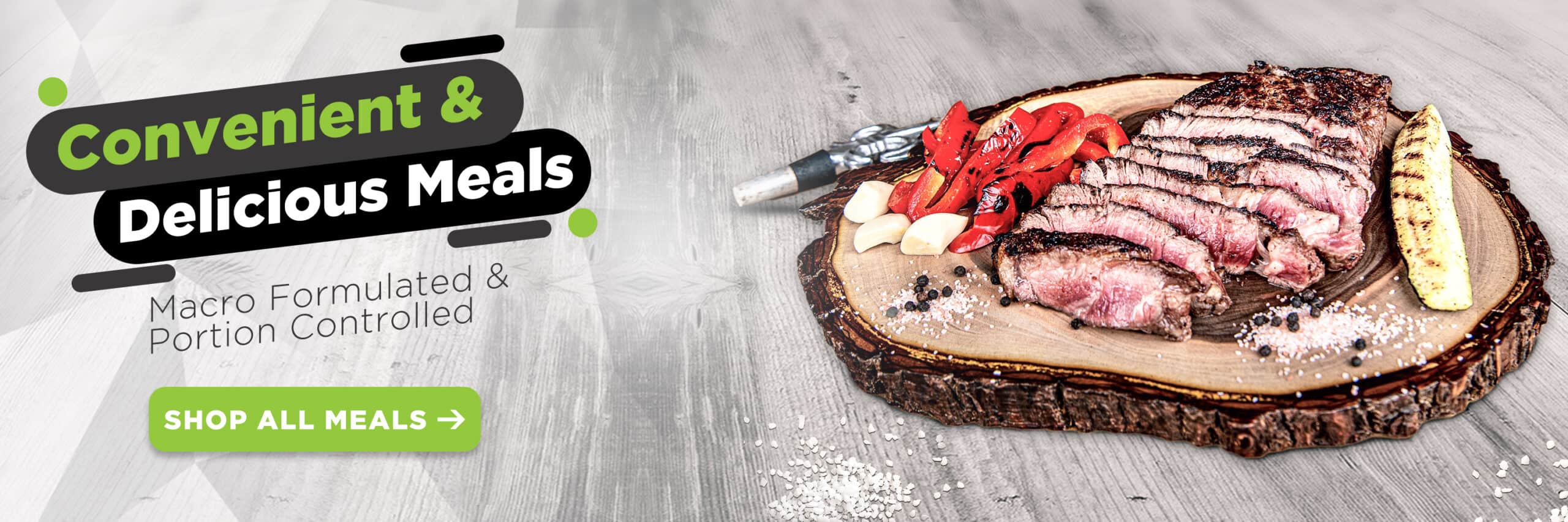 Keeping It Real Meals, Shop All Meals Banner