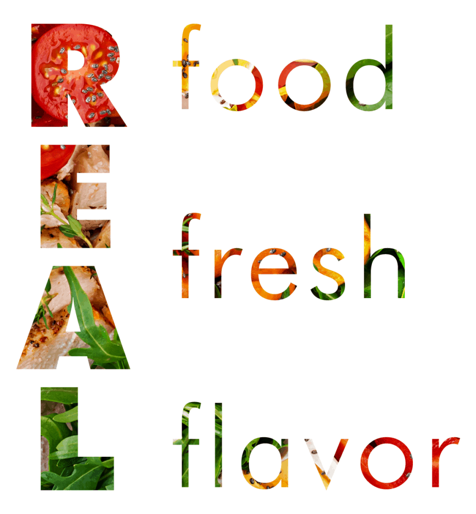 Keeping It Real Meals, Real Food, Real Fresh, Real Flavor - Food Mask v2